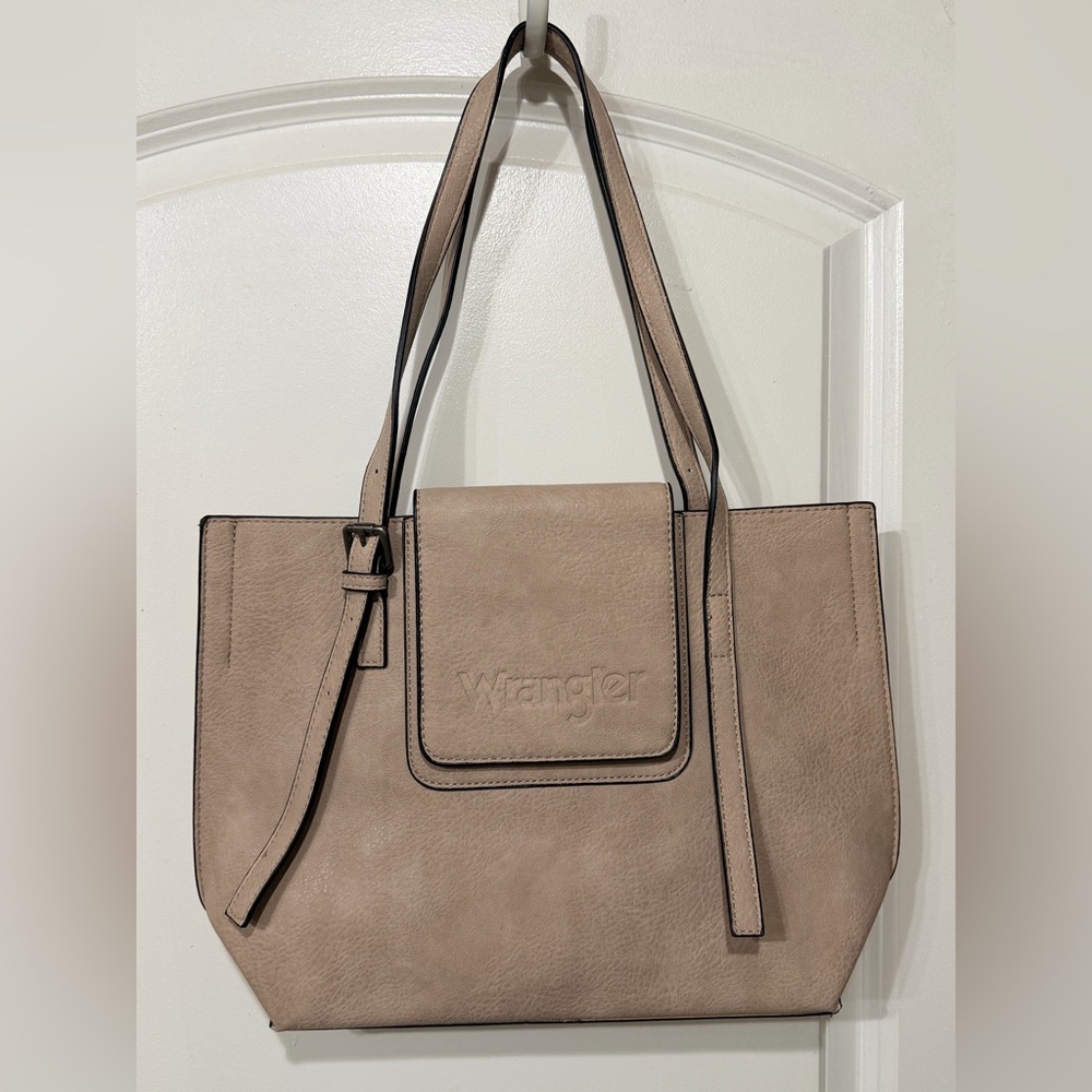 Wrangler Leather Medium Tote NWOT